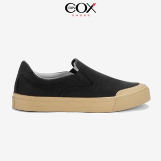 Giày lười nam vải canvas dincox dc20 black