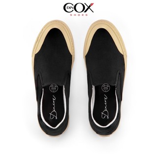 Giày Lười Nam Vải Canvas DINCOX DC20 Black