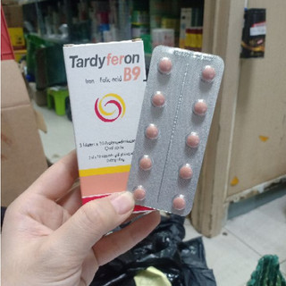 Viên uống bổ sung sắt và Acid folic Tardyferon B9 của Pháp