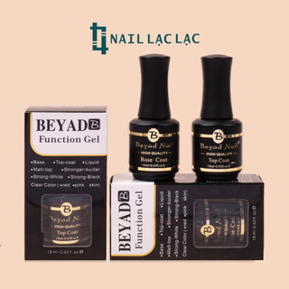 Base top Beyad chính hãng - sơn gel liên kết và top phủ rất bền và bóng 18ml