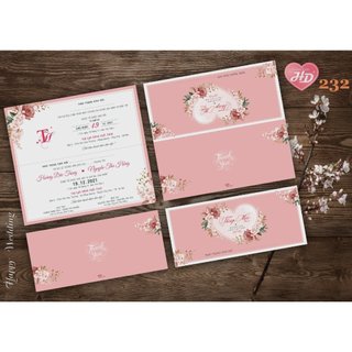 Thiệp cưới số lượng nhỏ