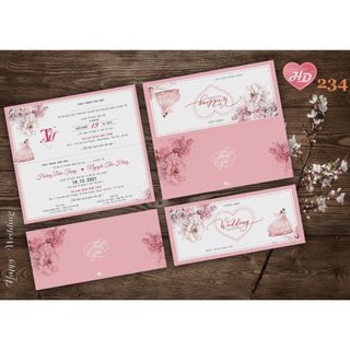Thiệp cưới số lượng nhỏ