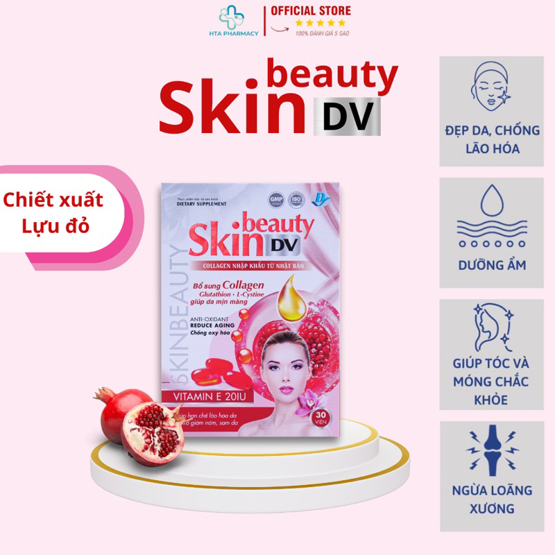 Viên Uống Trắng Da Tăng Nội Tiết Tố Collagen Skin Beauty