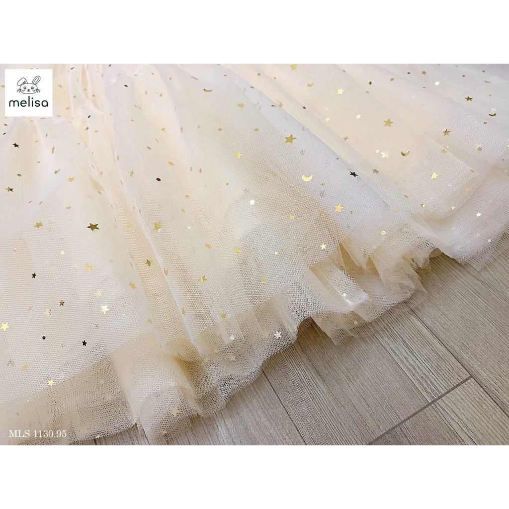 014292 Đầm công chúa họa tiết ngôi sao cho bé