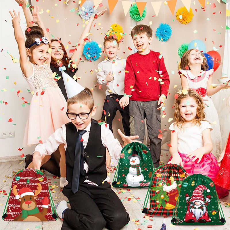 Ba lô dây rút noel quà tặng học sinh và cho bé
