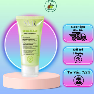 Sữa rửa mặt svr cho da dầu mụn - svr sebiaclear gel moussant size 200ml