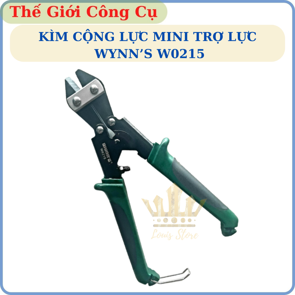 [Hàng Chất] Kìm Cộng Lực, Cắt Sắt Mini Hiệu Wynn's 8 inch (Kềm Cộng Lực Mini, Kềm Cộng Lực, Kèm Cắt Sắt, Kìm Cắt Thép)