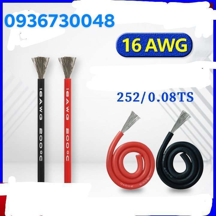 Dây Điện Silicon Chịu nhiệt AWG 8awg 10awg 11awg 12awg 14awg 16awg 18awg 20awg 22Awg Chịu Dòng Cao