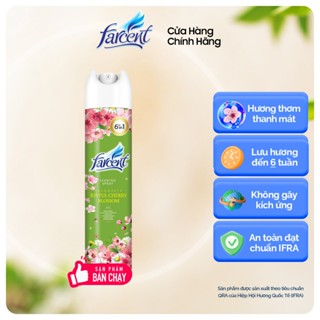 Bình xịt phòng chính hãng cao cấp Farcent Hương Hoa Anh Đào 320ml