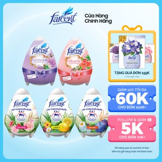Sáp thơm phòng đuổi muỗi, khử mùi hôi hình trứng Farcent 170g chính hãng (5 hương thơm lựa chọn)