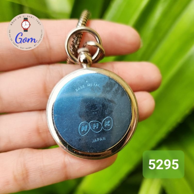 Đồng hồ quả quýt si Nhật NHK chạy pin 5295