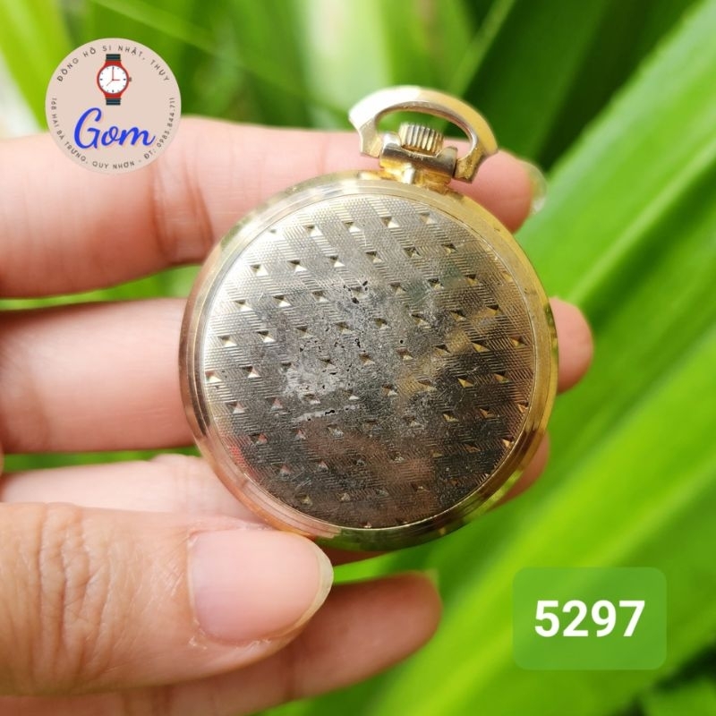 Đồng hồ quả quýt si Singire cơ cót, máy Thụy Sĩ 5297