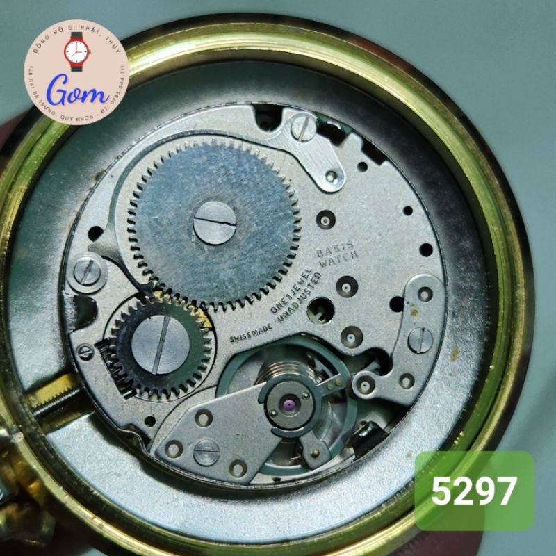 Đồng hồ quả quýt si Singire cơ cót, máy Thụy Sĩ 5297