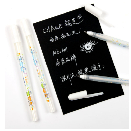 Bút gel mực trắng ngòi 0.8mm viết giấy đen nghệ thuật DIY - MYNAMART