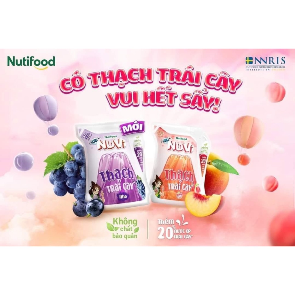 Thùng 24 Túi Nuvi Thạch Jelly Nuvi Power 110ml