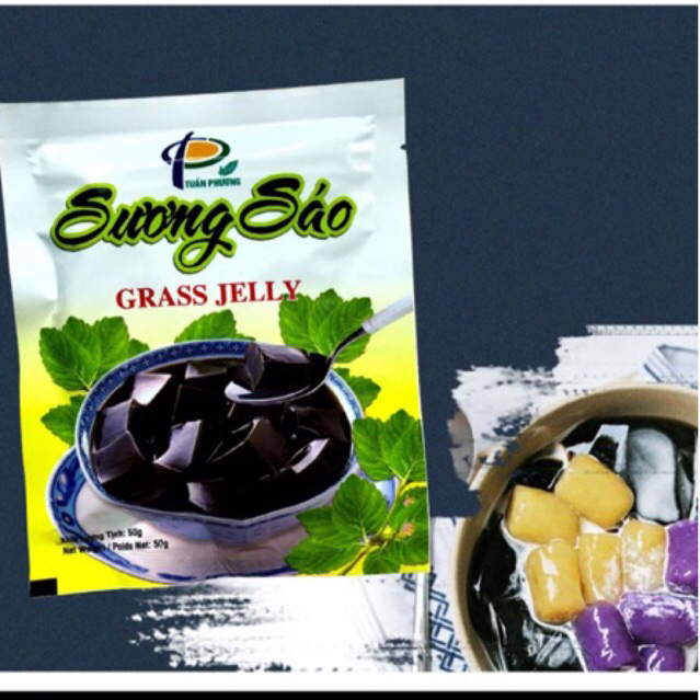 Bột sương sáo nấu thạch đen 50g