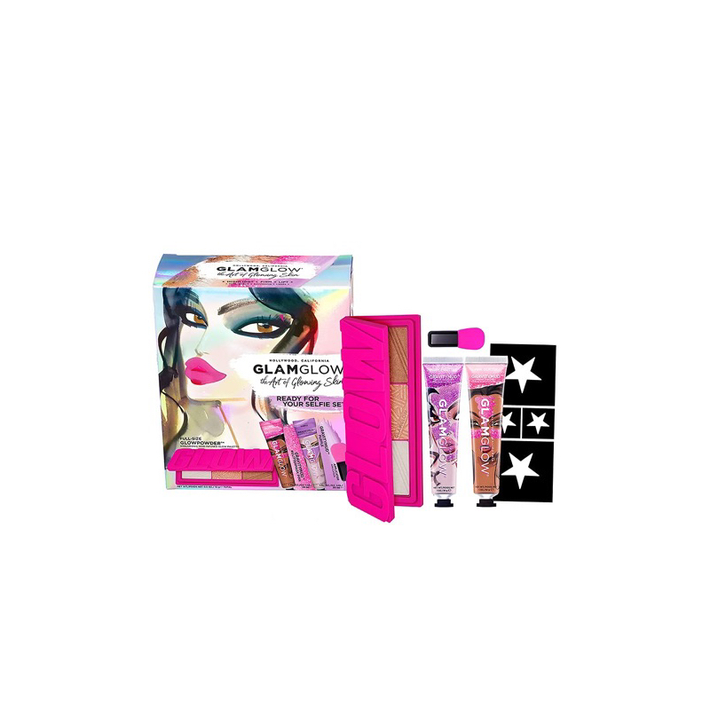 Set GlamGlow Highlight và 2 mặt nạ chống lão hoá