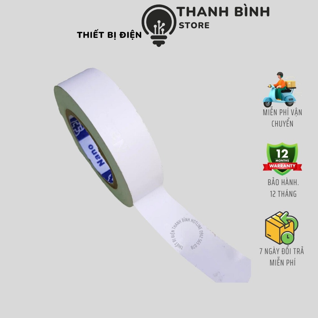 Băng Dính Điện/ Băng Keo Nano Y10, Y20 Đủ Màu Sắc