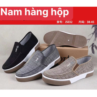 Giày lười nam, giày vải nam phong cách hàn quốc kiểu dáng đơn giản dễ phối đồ MS 032