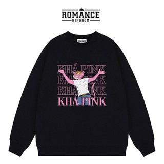 Áo Nỉ Sweater Hoodie Khá Bảnh Mix Pink Panther Báo Hồng Múa Quạt Cực Chất Phong Cách Vinahoue