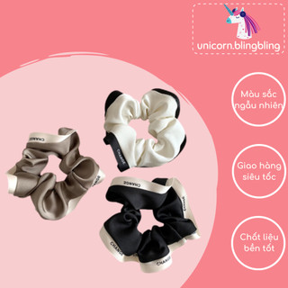 Scrunchies cột tóc có viền sang trọng để búi tóc