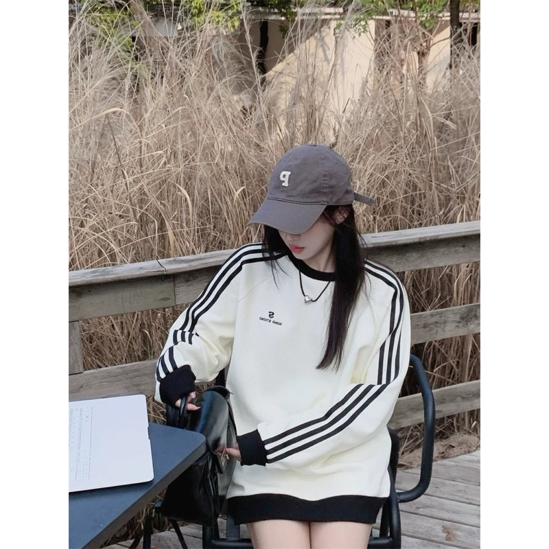 Áo sweater Form Fit Be S 🌸Áo Nỉ Sweater Nữ Form Rộng Ulzzang🌸