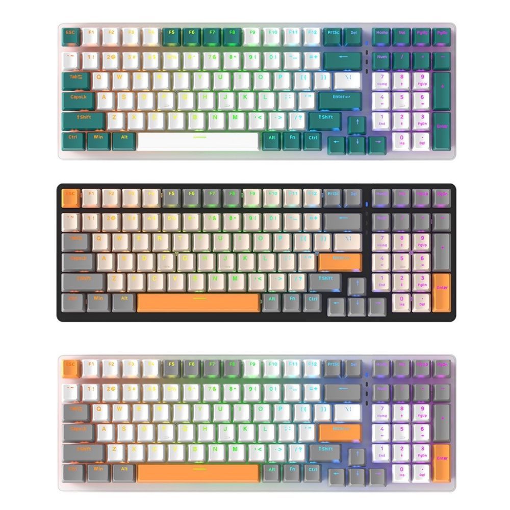 Bàn Phím Cơ Gaming K3 Red Switch Full Size, Gõ Êm- Đèn Led 10 Chế Độ