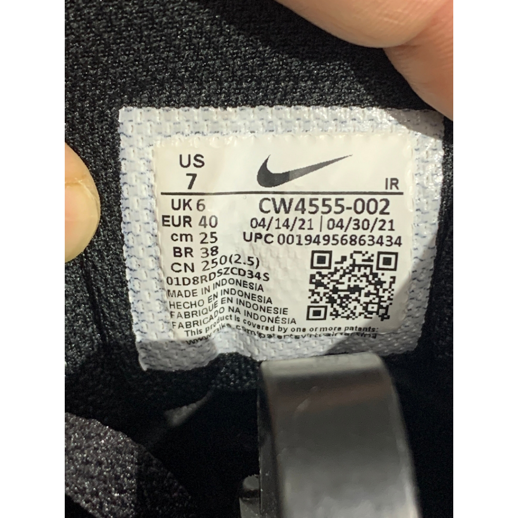 2hand giày Nike Air Max SC "Core Black" CW4555-002 SIZE 40