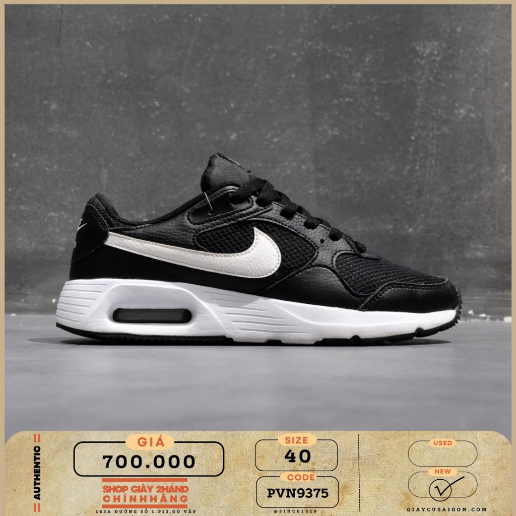2hand giày Nike Air Max SC "Core Black" CW4555-002 SIZE 40