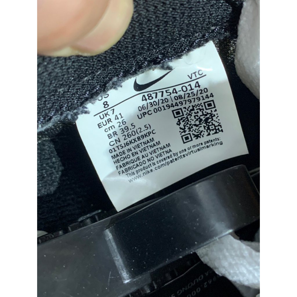 2hand giày Nike Air Tailwind 79 Black University Gold Men's 487754 014 SIZE 41