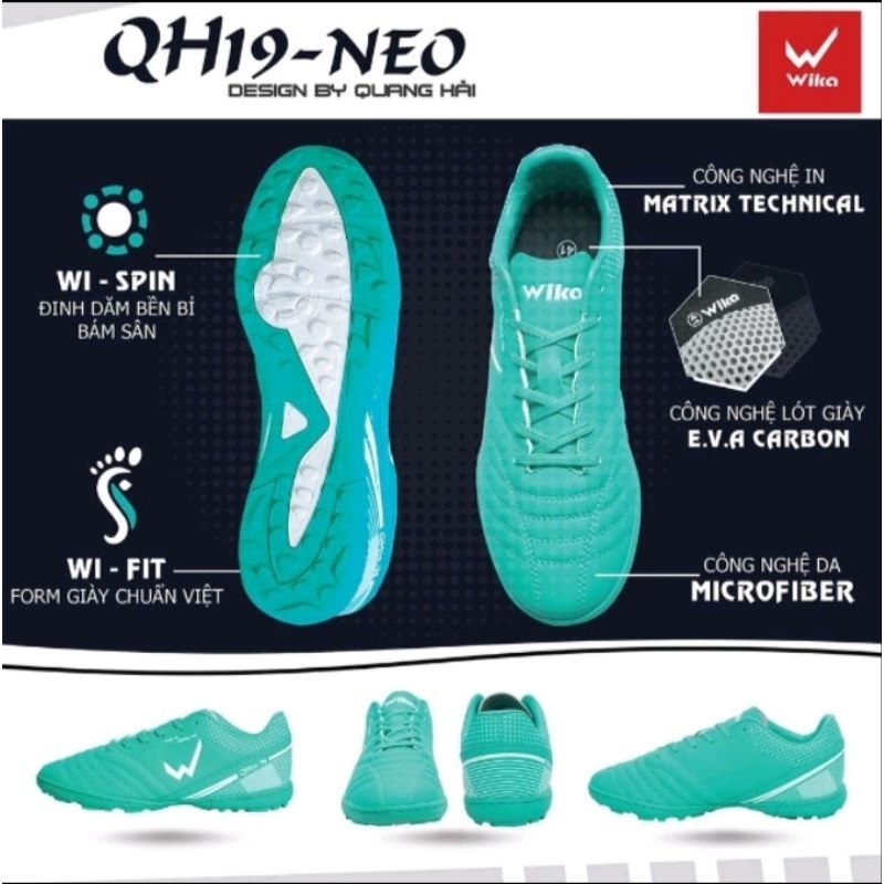 Giày Đá Bóng Wika Qh19 Các Màu