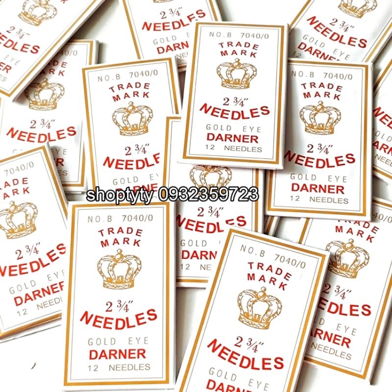 1 Vỉ 10 Cây Kim May Len Trade Mark