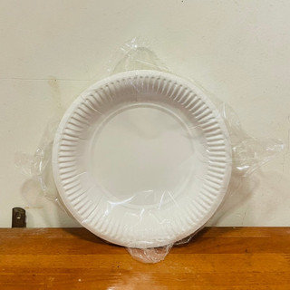 Dĩa giấy trắng 13cm - xấp 20 cái