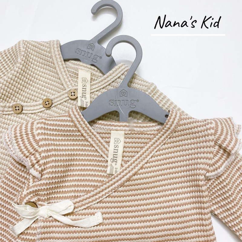Set len 2 chi tiết sơ sinh Snug cho bé trái, bé gái 0-9M