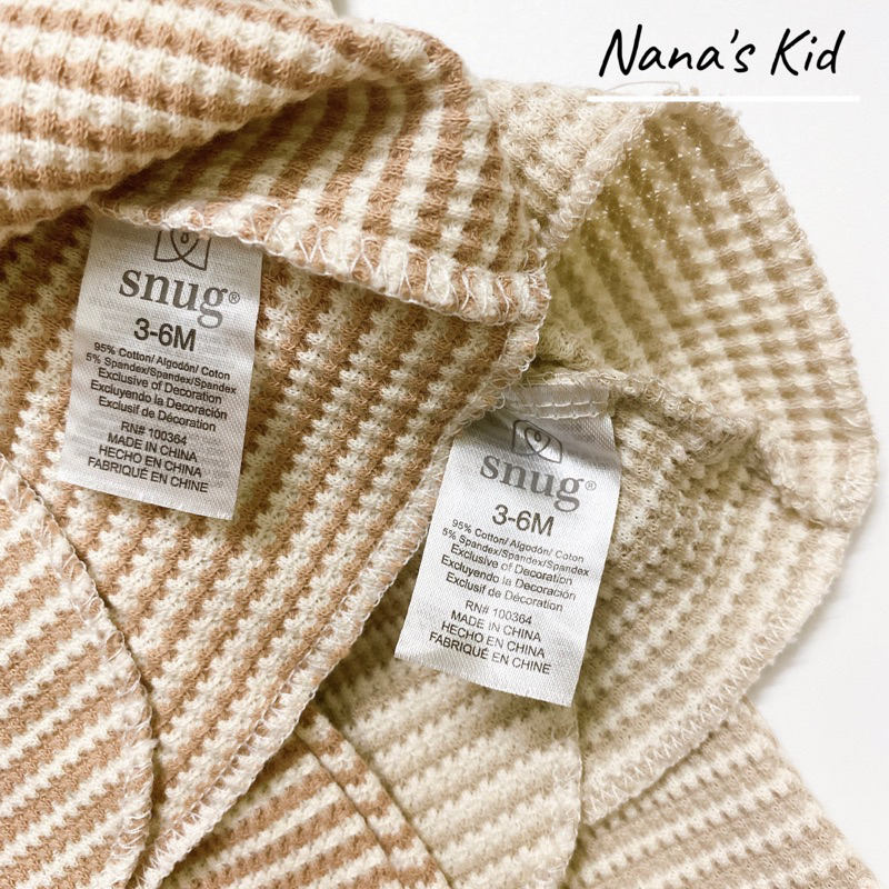 Set len 2 chi tiết sơ sinh Snug cho bé trái, bé gái 0-9M