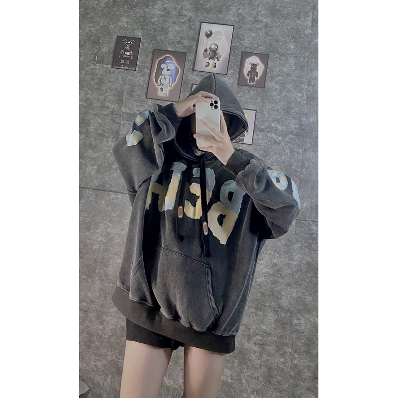 ÁO HOODIE LOANG XÁM