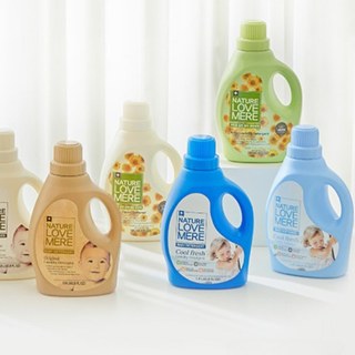 Nước giặt/xả NATURE LOVE MERE cho bé cao cấp Hàn Quốc túi 1.3L/chai 1.8L