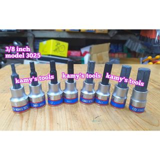 Đầu Khẩu Tuýp Lục Giác Lú Đầu 3/8 Inch Kingtony H3 H4 H5 H6 H8 H10 H12 302503 302504 302505 302506 302508 302510 302512