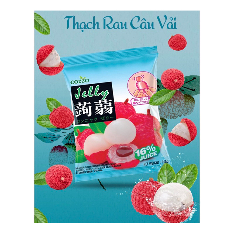 Thạch Trái Cây Cozzo 160g