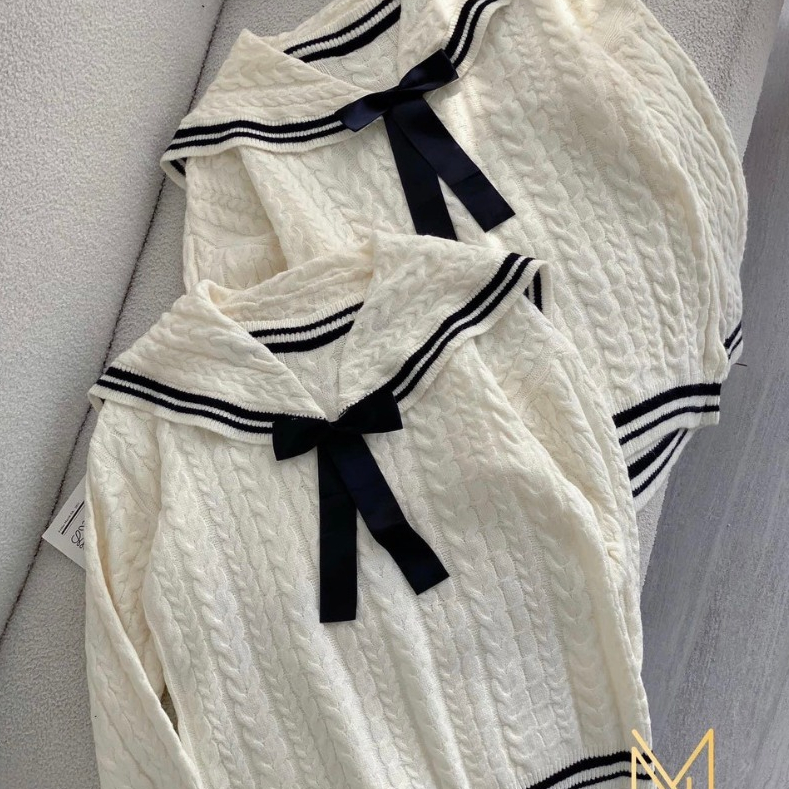 Áo Thun Len Kim Kiếu Dáng Cổ Thuỷ Thiết Kế Tay Dài Thời Trang - Nhím Xù Shop