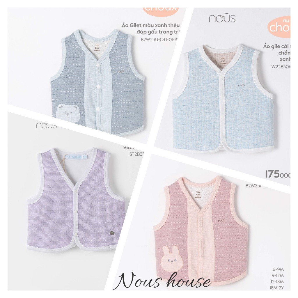 Áo ghi lê nous 3M-2Y