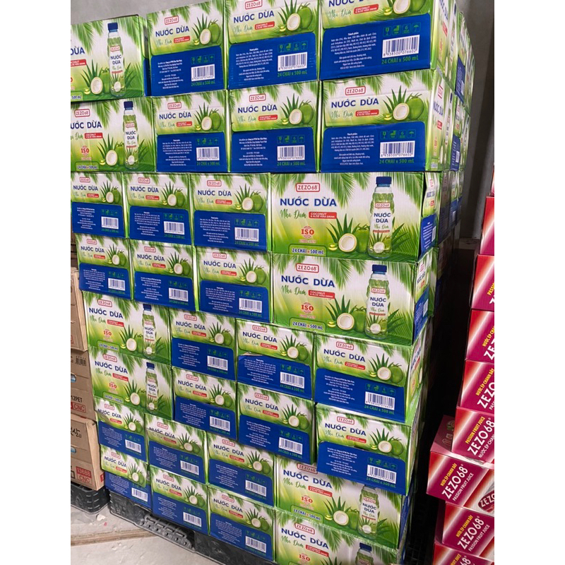 Nước dừa ZEZO68 nha đam 550ml