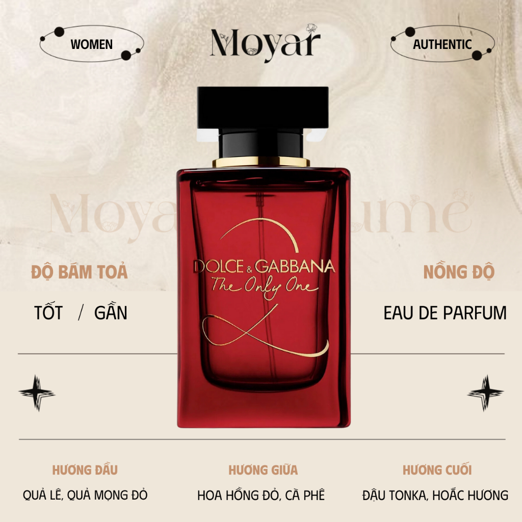 10ml DG The Only One 2 EDP | Nước hoa nữ