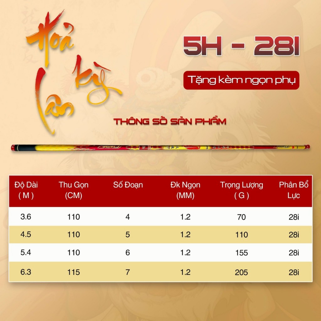 Xả kho  cần câu HOẢ kì LÂN 5h siêu rẻ