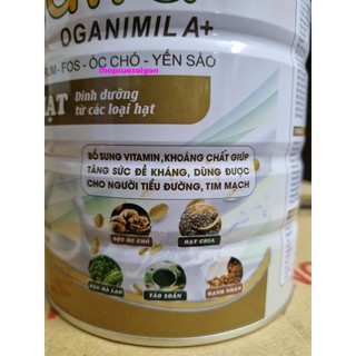 (CHÍNH HÃNG; Hộp 800g) Sữa hạt Latatwa Organimil A+ [HSD 2027]