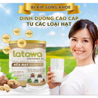 (CHÍNH HÃNG; Hộp 800g) Sữa hạt Latatwa Organimil A+ [HSD 2027]