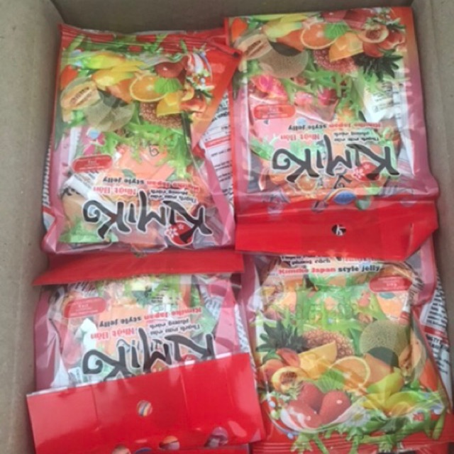 Thạch Rau Câu Kimiko Nhật Bản dạng túi Gói 216g