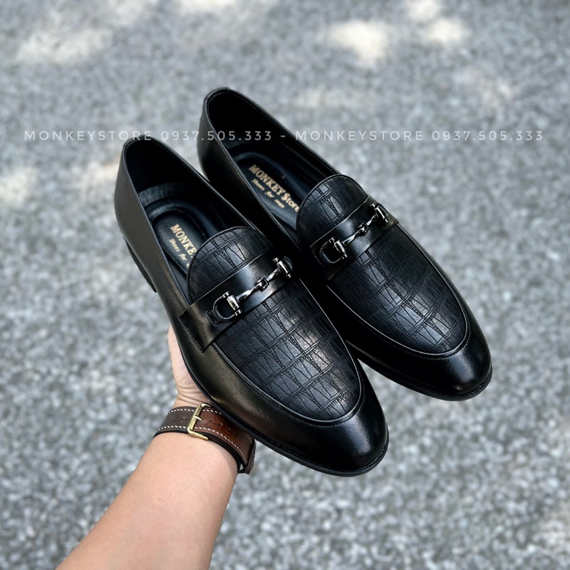 Giày tây nam công sở, giày da nam da thật - Mã MK41