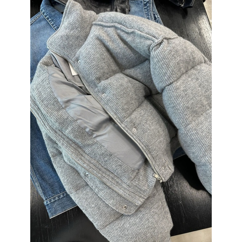 Áo Khoac Cotton Pha Len Phong Cách Han Quốc