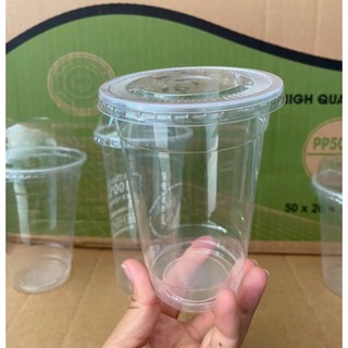 50 ly cốc nhựa pp 500ml mềm loại dày miệng phi 95